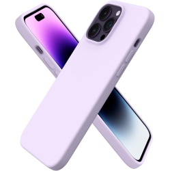 ORNARTO Compatible With Iphone 14 Pro Max Case 6.7, Slim Liquid Silicone 3 Layers Full Covered Soft Gel Rubber Case Protective Cover 6.7 Inch-Pastel