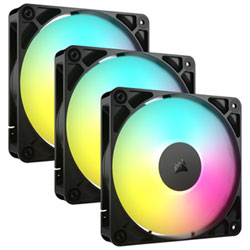 Corsair RS120 ARGB 120mm PWM Triple Case Fan Kit - White