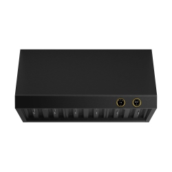 KUCHT Professional 36-Inch 900 Cfm Ducted Under Cabinet Range Hood In Gemstone With Accents And Digital Controls In Gold