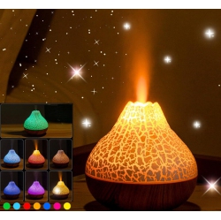 YOULIGHTS Mini Volcano Humidifier for Bedroom, Ultrasonic Cool Mist, USB Powered Air Humidifier. Portable Humidifier, Home Decor for Bedroom, Office