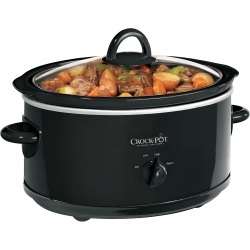 CROCK-POT Manual 7 Qt Oval Slow Cooker In Black