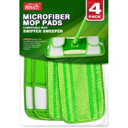 HOMEXCEL Microfiber Mop Pads Compatible \w Swiffer Sweeper Mops, Reusable And Machine Washable Floor Mop Pad Refills, Mop Head Replacements For