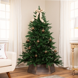 NORTHLIGHT Real Touch Full Alamosa Fir Artificial Christmas Tree - 6.5' -Unlit