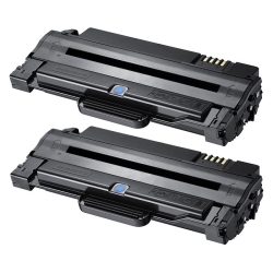 MAX SAVING - 2 Toner Cartridge Mlt-D105 Compatible for Samsung Ml-1910, Ml-1915, Ml-2525 Series, Scx-4600, Sf-650, Scx-4623F, Mlt-D105L