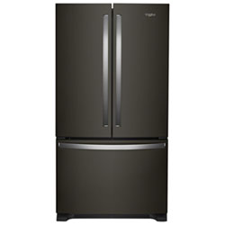 Whirlpool 36" 20 Cu. Ft. French Door Refrigerator with Water Dispenser (WRFC2036RB) - Black