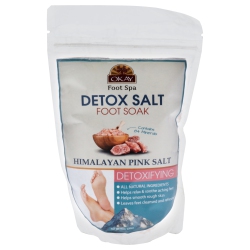 OKAY Detox Himalayan Salt By for Unisex - 8 OZ Bath Salt In Pink