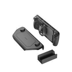 JSAUX Modcase for Steam Deck, Steam Deck Case \w Detachable Front Shell Include Protective Case, Face Cover, Metal Bracket And Strap-Basic