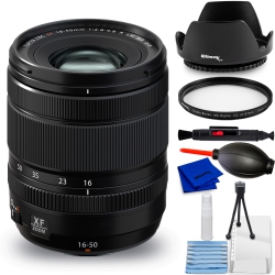 FUJIFILM Xf 16-50MM F/2.8-4.8 R Lm Wr Lens 16814817 - 7PC Accessory Bundle