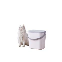 DOGNESS S01 Grigio Pet Food Storage: Vacuum Sealed, 12L Capacity