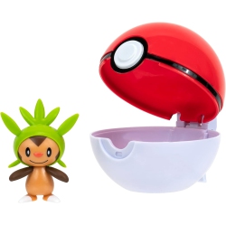 JAZWARES Pokémon Clip 'n'go Poké Balls - Igamaro & Pokéball, Official Pokéball With 5 Cm Figure
