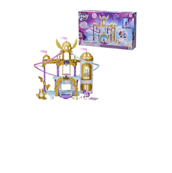 HASBRO My Little Pony: A New Generation Movie Royal Racing Ziplines - 22-Inch Castle Playset Toy With 2 Moving Ziplines, Princess Petals Figure