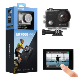 AKASO - Ek7000 Pro 4K Action Camera With Touch Screen Eis Adjustable View Angle