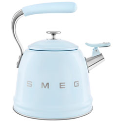 Smeg 50's Style Stovetop Kettle - 2.3L - Pastel Green/Stainless Steel