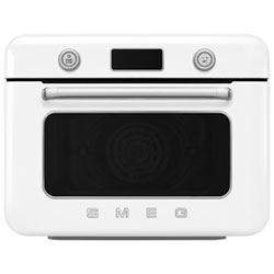 Smeg 10-in-1 Countertop Combination Air Fryer Toaster Oven with Steam - 1.05 Cu. Ft. - Black