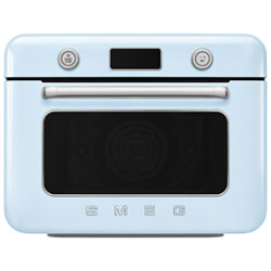 Smeg 10-in-1 Countertop Combination Air Fryer Toaster Oven with Steam - 1.05 Cu. Ft. - Black