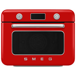 Smeg 10-in-1 Countertop Combination Air Fryer Toaster Oven with Steam - 1.05 Cu. Ft. - Black