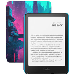 Amazon Kindle Paperwhite Kids 16GB 7" Digital eBook Reader with Touchscreen & Cover (SA568B) - Cyber City