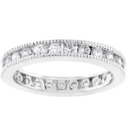 JGI Classic Milgrain Eternity Band In Multicolor
