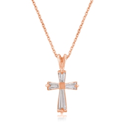 JGI Cross Necklace In Multicolor
