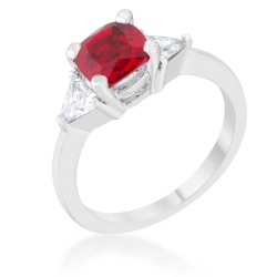 JGI Shonda 1.8Ct Cz Cushion Classic Statement Ring In Multicolor