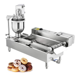 ALDKITCHEN Ap-01 Donut Machine Commercial | Automatic Doughnut Maker | 3 Nozzles Set | Stainless Steel | 110V