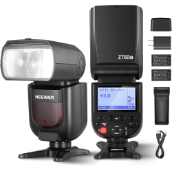 NEEWER - Z760-C Ttl Flash Speedlite Compatible With Canon Dslr Cameras, 76Ws Speedlight Gn60 2.4G 1/8000S Hss Speedlight