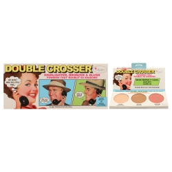 THE BALM Double Crosser Face Palette By for Women - 0.29 OZ Makeup