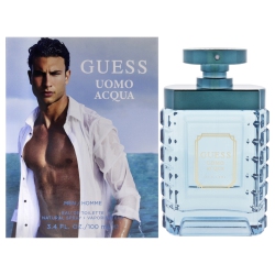 GUESS Uomo Acqua By for Men - 3.4 OZ Edt Spray