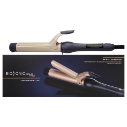 BIO IONIC Pro Curling Iron By for Women - 1.25 Inch Curling Iron In Gold