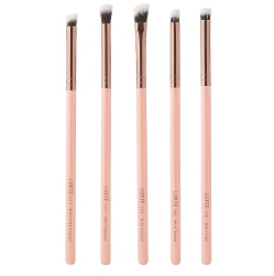 LUXIE Beauty - Mini Detail Eye Brush Set - Rose In Gold