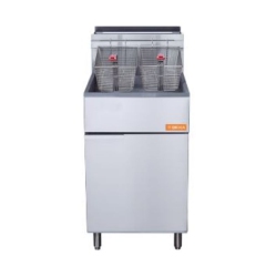 BRIKA EQUIPMENT Brika Bfr-70-Nat Commercial Natural Gas Deep Fryer 70 Lbs Oil Capacity 150 000 Btu