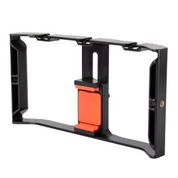 ULTIMAXX Rig for Mobile Phone W/ (3) Cold Shoes & (5) 1/4" - 20 Threads