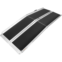 TOGARHOW 6Ft Non-Skid Wheelchair Ramp Portable Mobile Threshold Ramps Porch Slip-Resistant for Wheelchairs