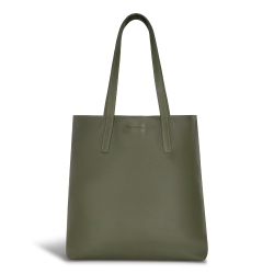 CHAMPS Onyx Collection - Leather Vertical Tote