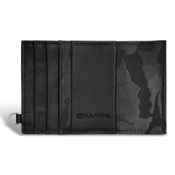 CHAMPS Camo Collection - Leather Slim Cardholder In Multicolor