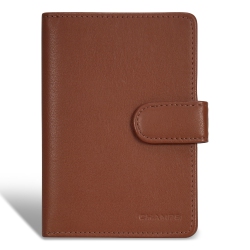 CHAMPS Onyx Collection - Leather Passport Case In Multicolor