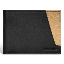 CHAMPS Iconic Collection - Leather Top Wing Wallet In Multicolor