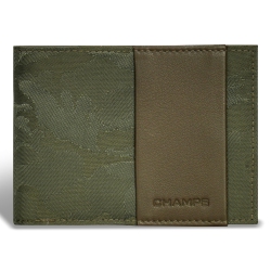 CHAMPS Camo Collection - Leather Center Wing Wallet In Multicolor