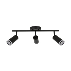 XTRICITY - 3 Head Track Light, 19.69" Width, From The Valegro Collection In Black