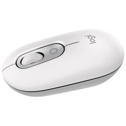 Souris Optique Bluetooth Pop Mouse De Logitech - Blanc Cassé
