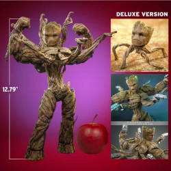 MARVEL Guardians Of The Galaxy 12 Inch Action Figure 1/6 Scale - Groot Deluxe Hot Toys 9123092