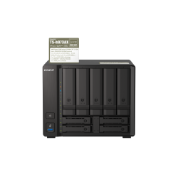 QNAP Ts-H973Ax-8G-Us 9-Bay Desktop Nas, Amd Ryzen V1500B 4C 8T 2.2Ghz, 8GB Ddr4 Sodimm