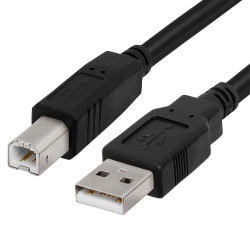 CMPLE - USB Printer Cable 3Ft Male to Male USB 2.0 A to B Cable USB Type B Printer Scanner Cable Compatible \w Inkjet Printer, Laser Printer, Copier