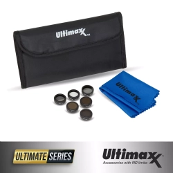ULTIMAXX 8 Piece Lens Filter Kit Plus Cloth & Case for Dji Mavic Air Drone Quadcopter