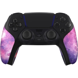 NONE Playvital Sweat-Absorbent Controller Grip for Ps5 Controller, Anti-Skid Soft Rubber Pads Handle Grips for Ps5 Controller, Nebula Galaxy