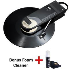 AUDIO-TECHNICA At-Sb727 Sound Burger Portable Bluetooth Turntable (Black) \w USB-C Charging And Up to 12 Hours Of Spinning (Bonus Gadget Cleaner