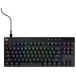 Logitech G PRO X Tenkeyless Rapid Backlit RGB Magnetic Analog Switches Gaming Keyboard -Magenta- Bilingual