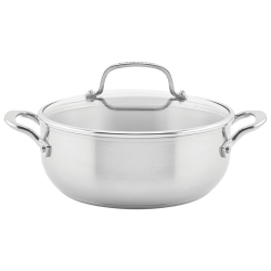 KITCHENAID 3.7L Stainless Steel Casserole Pan - In Silver