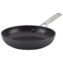 KITCHENAID 8.25" Hard-Anodized Aluminum Frying Pan - In Black