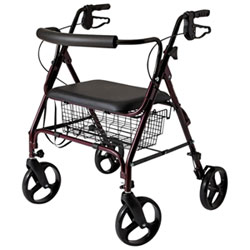 Marchette Bariatrique Standard En Aluminium Robuste De Medline - Bourgogne